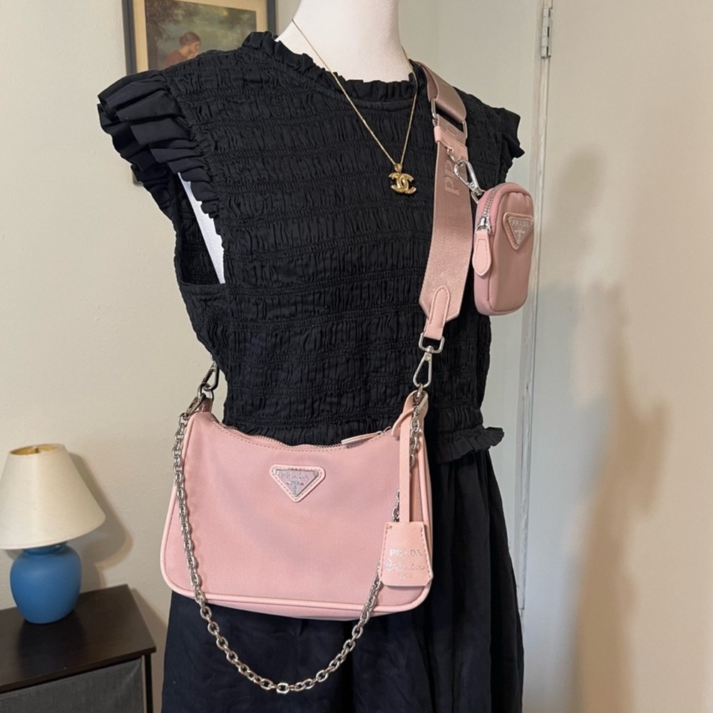 Pink Crossbody Bag